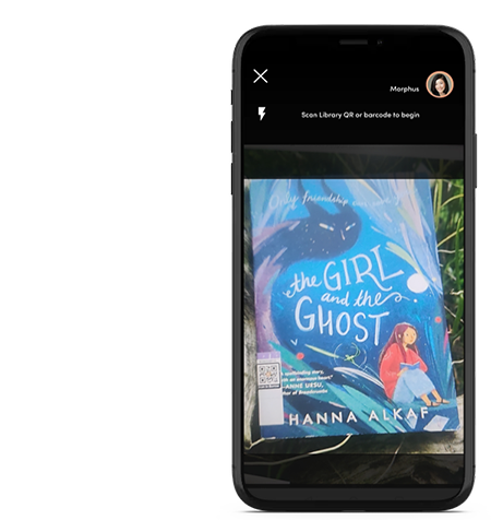 Borrow both ebooks and physical books with the in-app camera